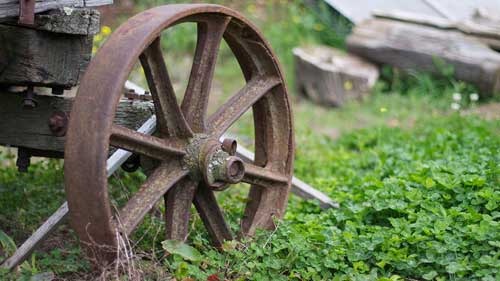 Photo of wagon wheel